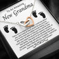 To An Amazing New Grandma-"Special Bond" Hearts Necklace