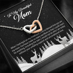 To My Beautiful Mom-Unconditional Love Hearts Necklace