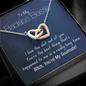 To My Bestie-"You're My Soulmate" Hearts Necklace