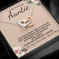 To My Amazing Auntie-Funny Card from Niece Necklace