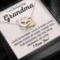 To My Amazing Grandma-"Meaning of Love" Hearts Necklace