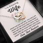 To My Amazing Wife-"You Hold My Heart" Hearts Necklace