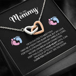 To My Mommy-"I'm Excited to Meet You" Necklace