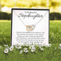 To My Stepdaughter-"In My Heart" Hearts Necklace