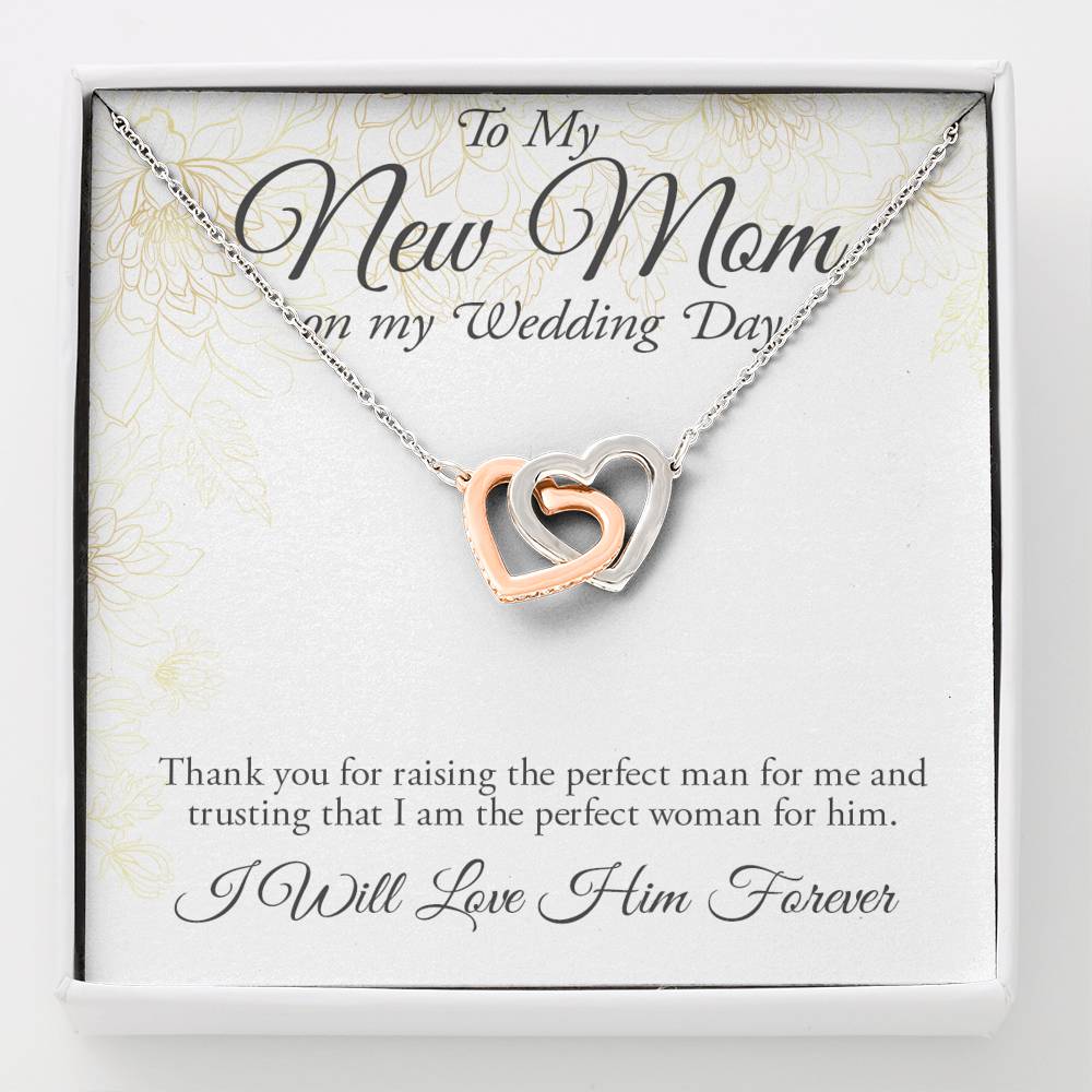 To My New Mom-Thank You-Hearts Necklace - Zaya Designs