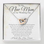 To My New Mom-Thank You For Your Precious Gift-Hearts Necklace - Zaya Designs