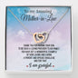 To My Mother-in-Law-"Wonderful Example" Necklace