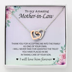 To My Mother-in-Law-"Thank You for Your Trust" Necklace
