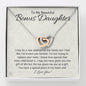 To My Bonus Daughter-"You Are a Gift" Necklace