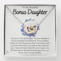 To My Bonus Daughter-"You Are Special" Hearts Necklace