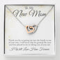 To My New Mom-Thank You For Your Trust-Hearts Necklace - Zaya Designs