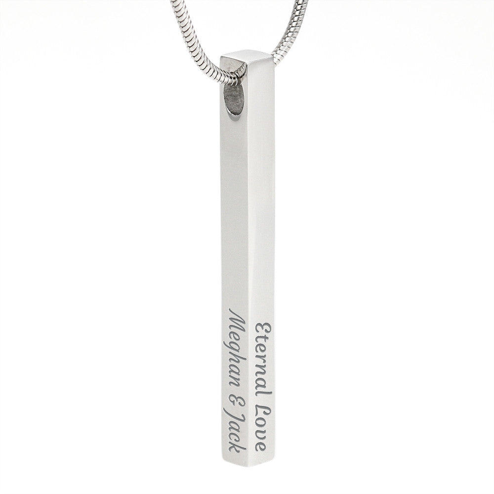Dad Grad Modern Bar Necklace