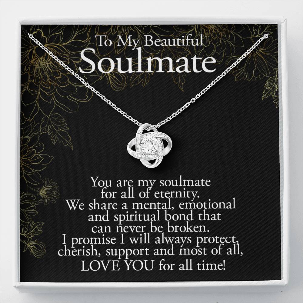 To My Beautiful Soulmate-For All Eternity-Necklace