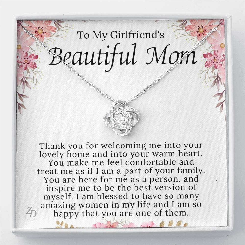 To My Girlfriend's Mom-"You Inspire Me" Necklace