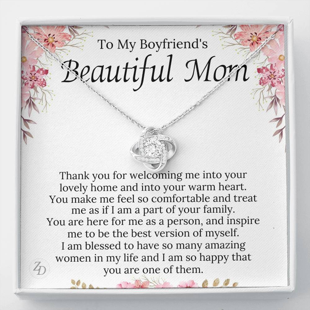 To My Boyfriend's Mom-"You Inspire Me" Necklace