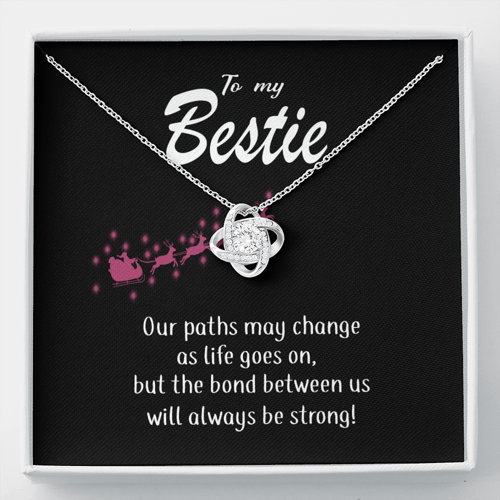 To My Bestie-"Our Bond Is Strong" Necklace