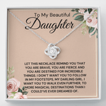 To My Beautiful Daughter-"Magical Destination" Necklace