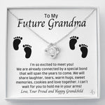 To My Future Grandma-"Excited to Meet You" Necklace