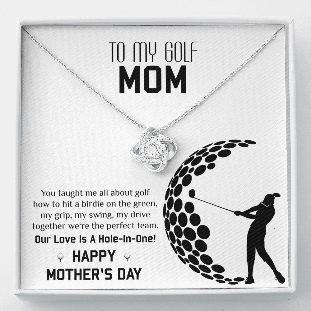 To My Golf Mom Necklace