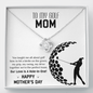 To My Golf Mom Necklace