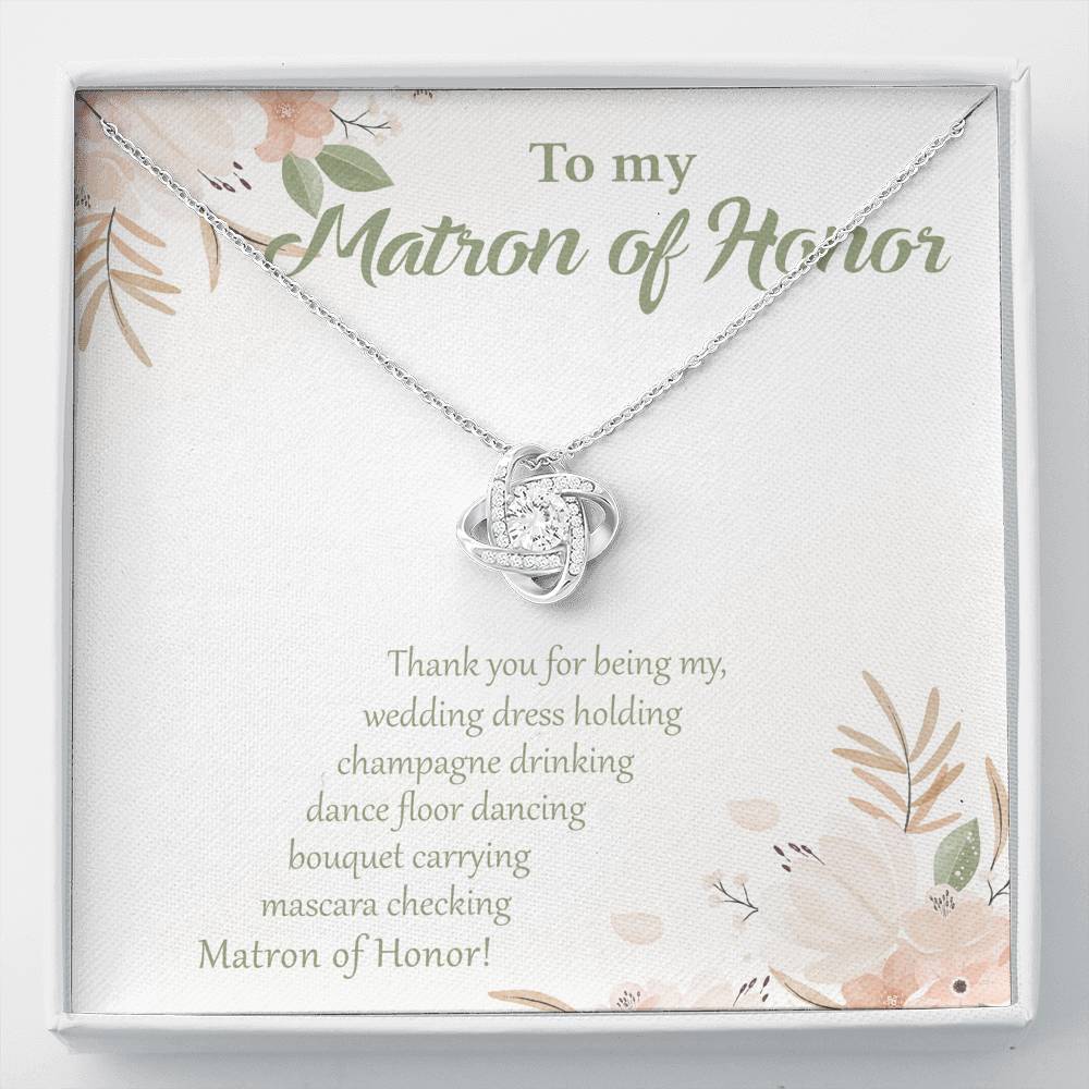 Thank You for Being My "Everything" Matron of Honor-Necklace