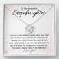 To My Stepdaughter-"In My Heart" Love Necklace