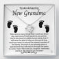 To An Amazing New Grandma-"Special Bond" Necklace