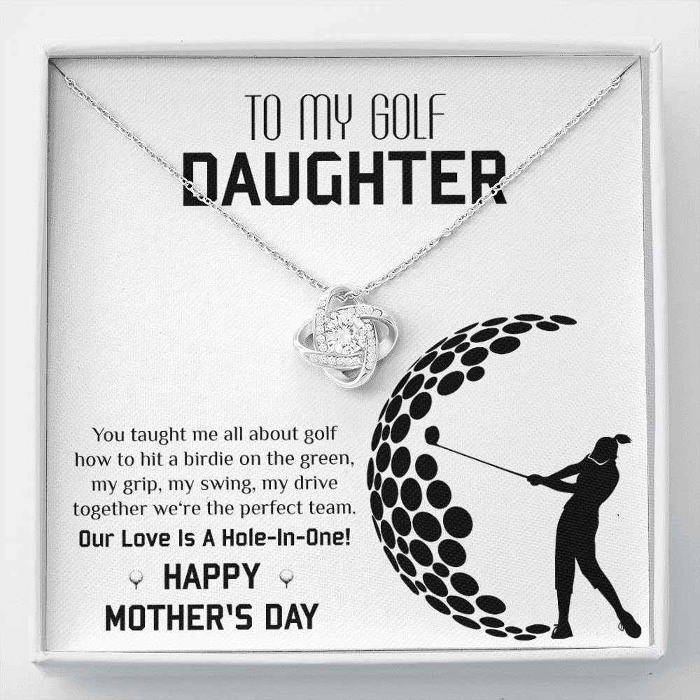 To My Golf Daughter Necklace