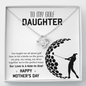 To My Golf Daughter Necklace
