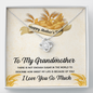 To My Grandmother-"Food Brings Us Together" Necklace