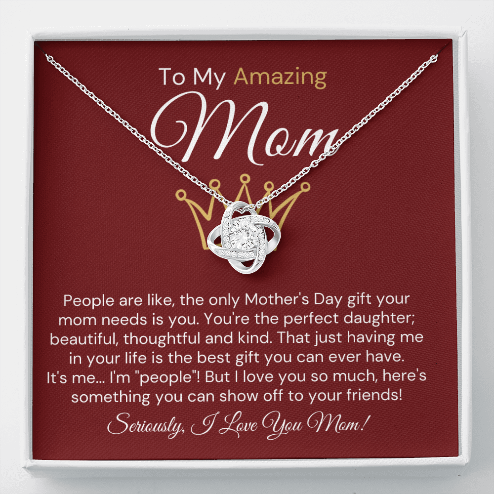 Mothers Day Gift From Daughter-"I Love You"