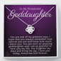 To My Wonderful Goddaughter-"My Greatest Joy" Necklace