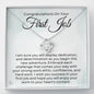 Congrats on Your First Job-"Embrace Challenges" Necklace