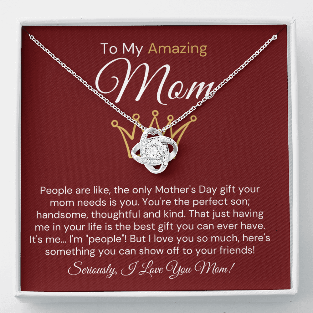 Mothers Day Gift From Son-"I Love You"