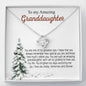 To My Granddaughter-"You Brighten My Day" necklace 