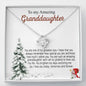 Grandmother to Granddaughter-You Brighten My Days necklace