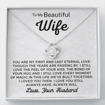 To My Beautiful Wife-"Years with You" Necklace