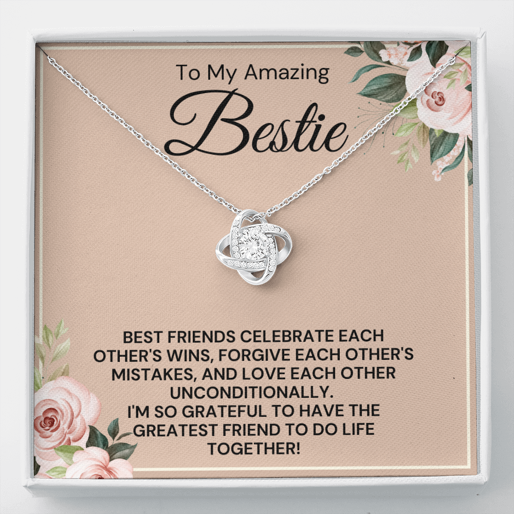 To My Amazing Bestie-"Do Life Together" Necklace