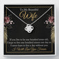 To My Beautiful Wife-"Life With You" Necklace