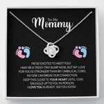 To My Mommy-"So Excited to Meet You" Love Necklace