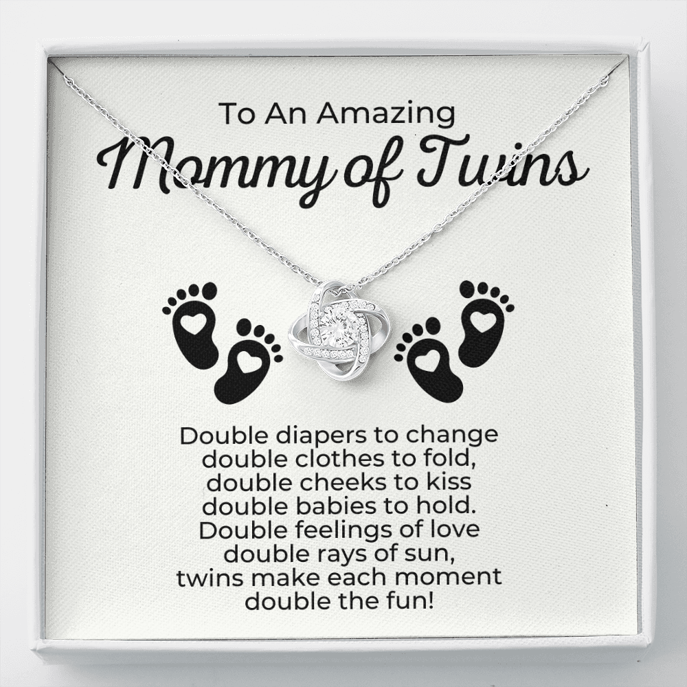 Mommy of Twins-Double Fun Necklace