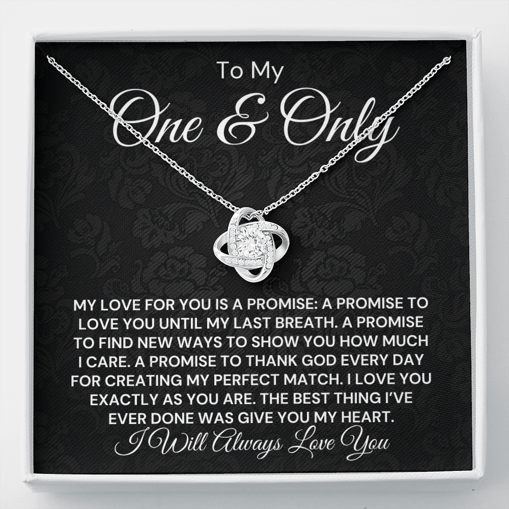 To My One and Only-"My Promise to You" Necklace