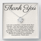 Thank You-"On Behalf of Parents Everywhere" Necklace