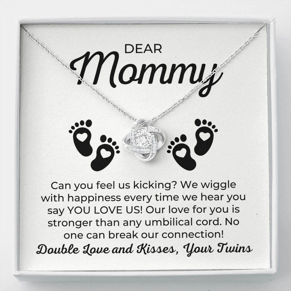 Dear Mommy-Twin Wiggles Necklace