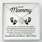 Dear Mommy-Twin Wiggles Necklace