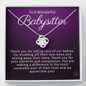 Wonderful Babysitter-"We Appreciate You" Necklace