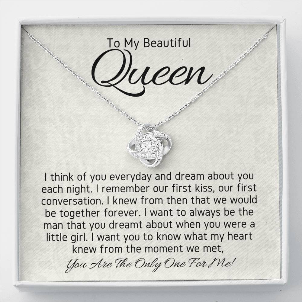 To My Beautiful Queen-"Together Forever" Necklace