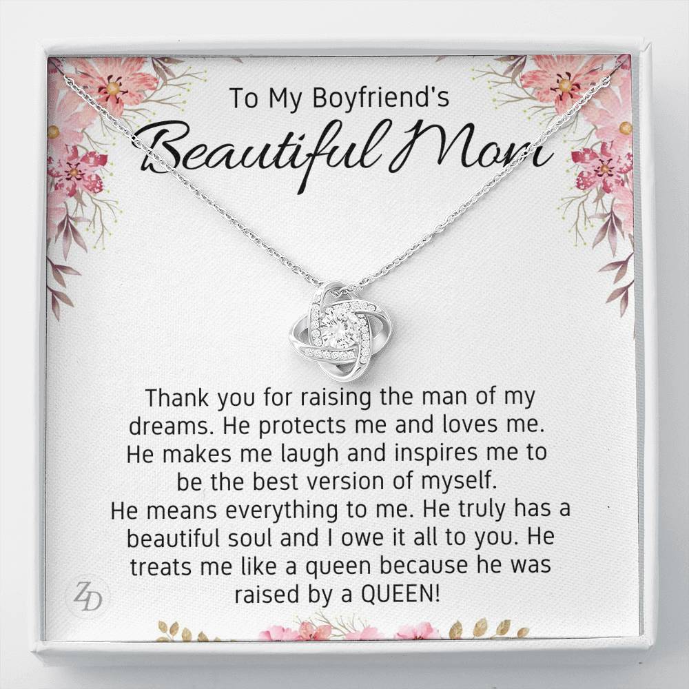 To My Boyfriend's Mom-"A Queen" Necklace