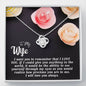 To My Wife-"Through My Eyes" Necklace