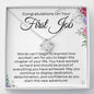 Congrats on Your First Job-"Proud of You" Necklace